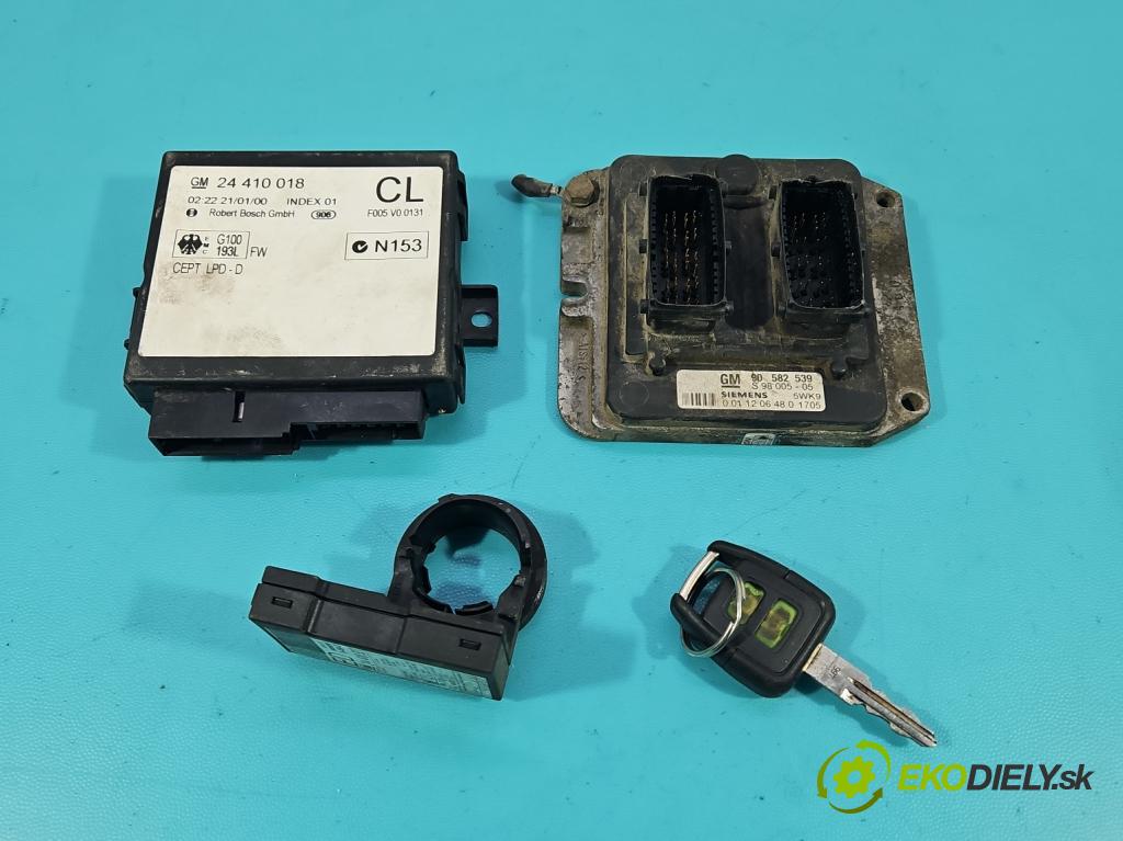 Opel Zafira A 1999-2005 1.8 16V 116 HP manual 85 kW 1796 cm3 5- riadiaca jednotka motora 90582539