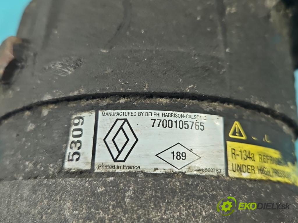 Opel Vivaro 2001-2014 1.9 cdti 101 HP manual 74 kW 1898 cm3 5- Kompresor: klimatizácie 7700105765 (Kompresory klimatizácie)