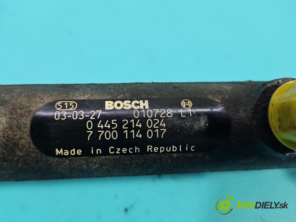 Opel Vivaro 2001-2014 1.9 cdti 101 HP manual 74 kW 1898 cm3 5- lišta vstrekovacia 0445214024 (Vstrekovacia lišta)