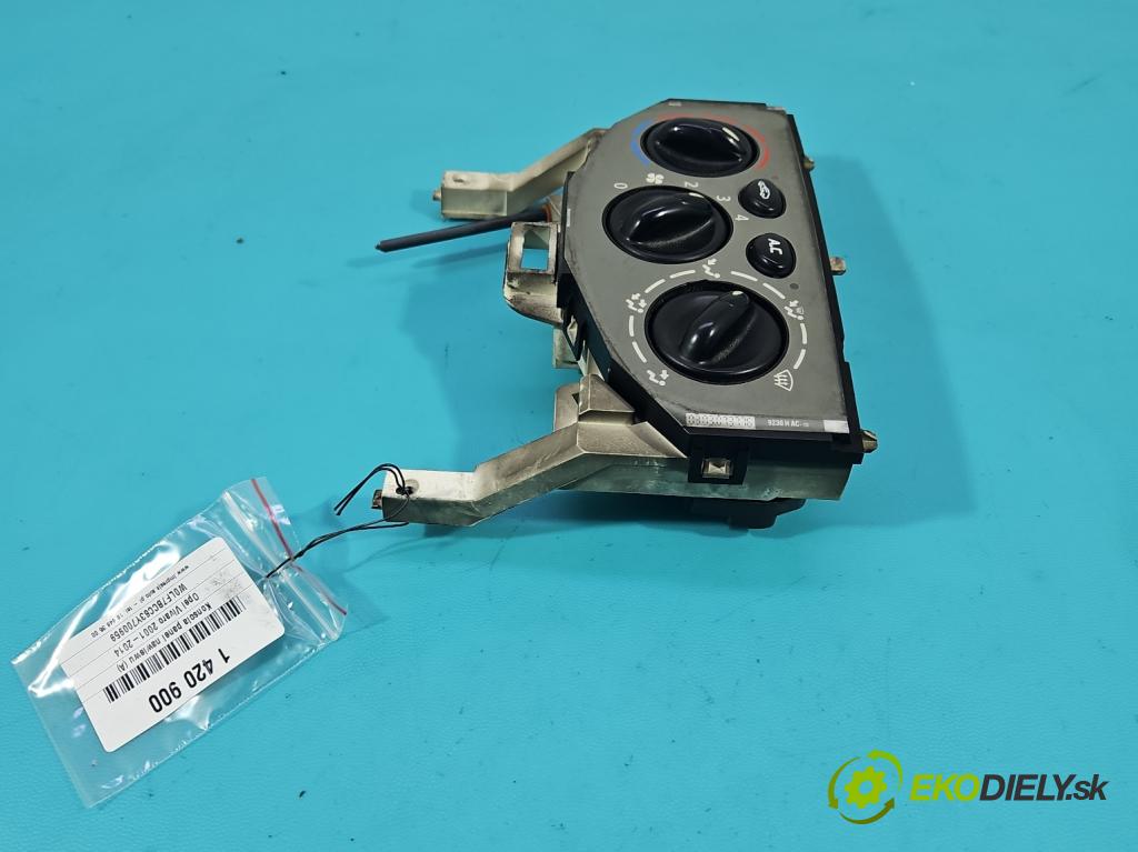 Opel Vivaro 2001-2014 1.9 cdti 101 HP manual 74 kW 1898 cm3 5- panel kúrenia W964384Z