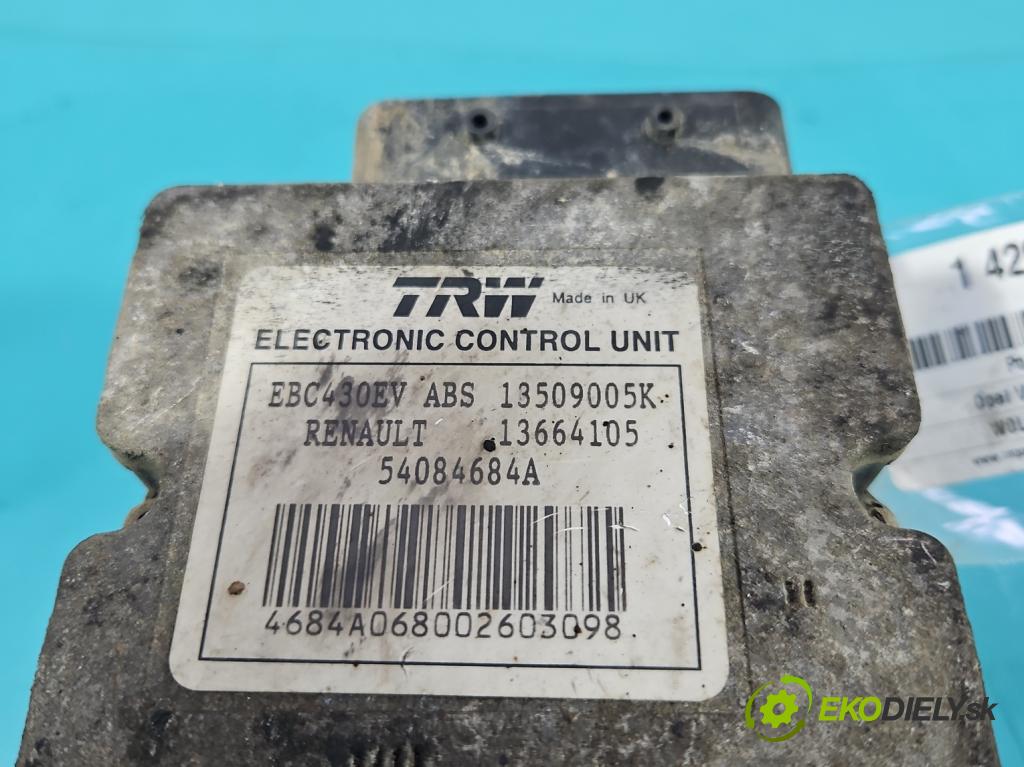 Opel Vivaro 2001-2014 1.9 cdti 101 HP manual 74 kW 1898 cm3 5- čerpadlo abs 8200184211 (Pumpy ABS)