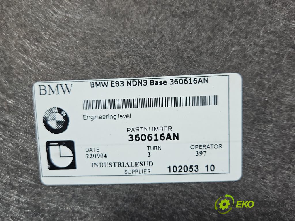 Bmw X3 E83 2003-2010 9 el, čierna farba BALÍK: