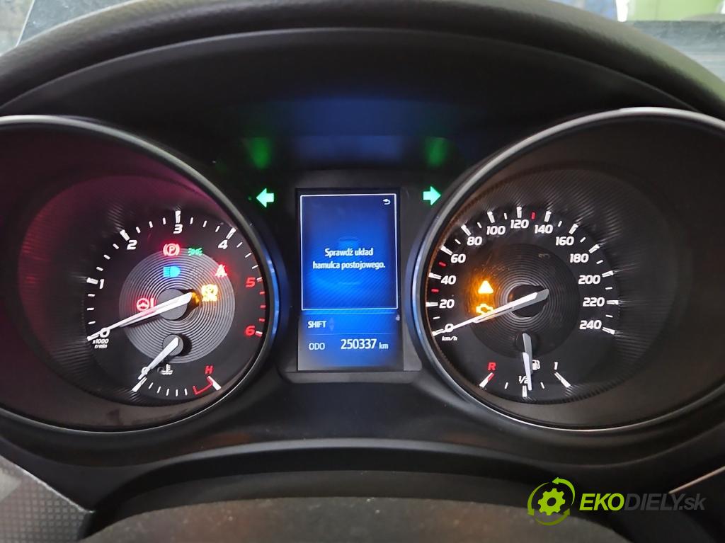 Toyota Avensis III T27 2009-2018 2.0 D4D 143 HP manual 105 kW 1995 cm3 5- prístrojovka/ budíky 83800-05W80BA (Prístrojové dosky, displeje)