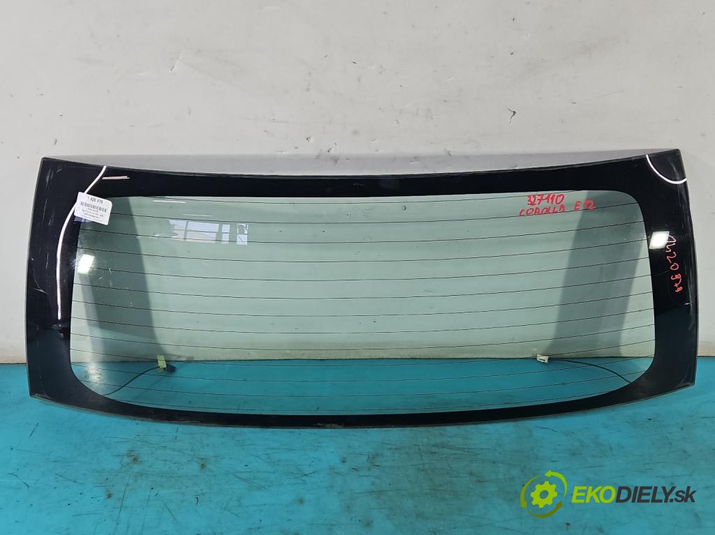 Toyota Corolla E12 2001-2009 2.0 d4d 90 hp manual 66 kW 1995 cm3 5- sklo zadní  (Okna zadní)