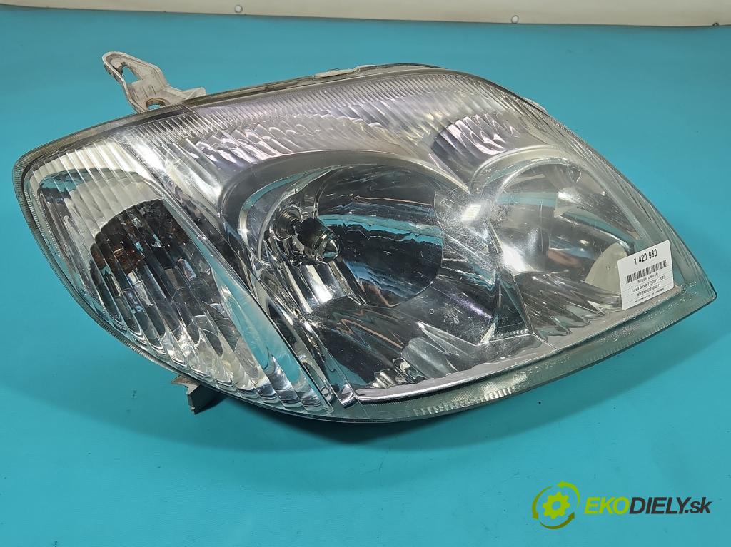 Toyota Corolla E12 2001-2009 2.0 d4d 90 HP manual 66 kW 1995 cm3 5- Reflektor: pravý  (Pravé)