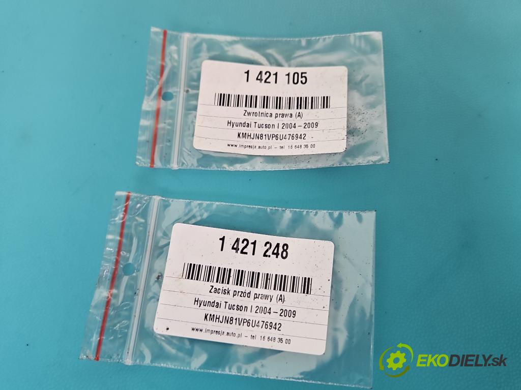 Hyundai Tucson I 2004-2009 2.0 CRDi 16v 140 HP manual 103 kW 1991 cm3 5- náboj pravé  (Náboje)