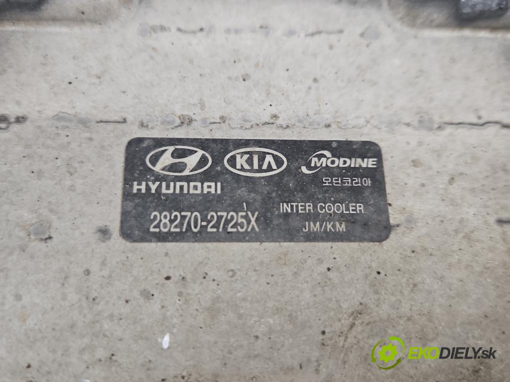 Hyundai Tucson I 2004-2009 2.0 CRDi 16v 140 HP manual 103 kW 1991 cm3 5- Intercooler 28270-2725X (Intercooler (chladič nasávaného vzduchu))