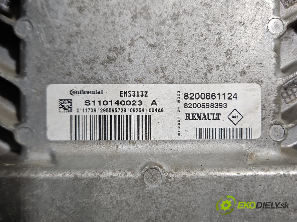 Dacia Logan I 2005-2014 1.6 8V 87 HP manual 64 kW 1598 cm3 5- riadiaca jednotka motora S110140023A