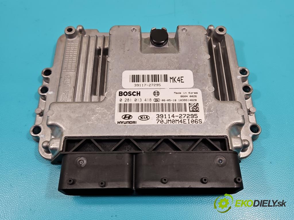 Hyundai Tucson I 2004-2009 2.0 CRDi 16v 140 HP manual 103 kW 1991 cm3 5- riadiaca jednotka motora 0281013418