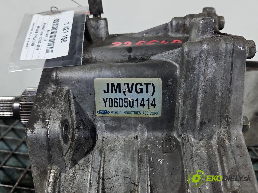 Hyundai Tucson I 2004-2009 2.0 CRDi 16v 140 HP manual 103 kW 1991 cm3 5- Redukce: Y060501414