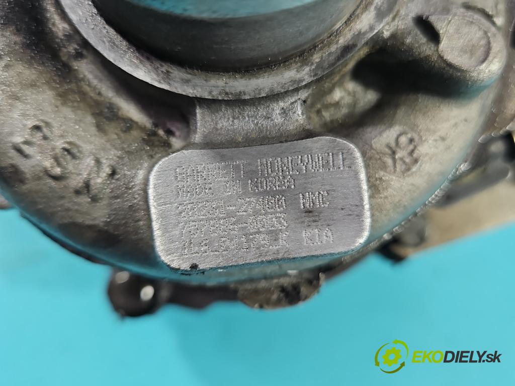 Hyundai Tucson I 2004-2009 2.0 CRDi 16v 140 hp manual 103 kW 1991 cm3 5- Turbodmychadlo 757886-3 (Turbodúchadla (kompletní))