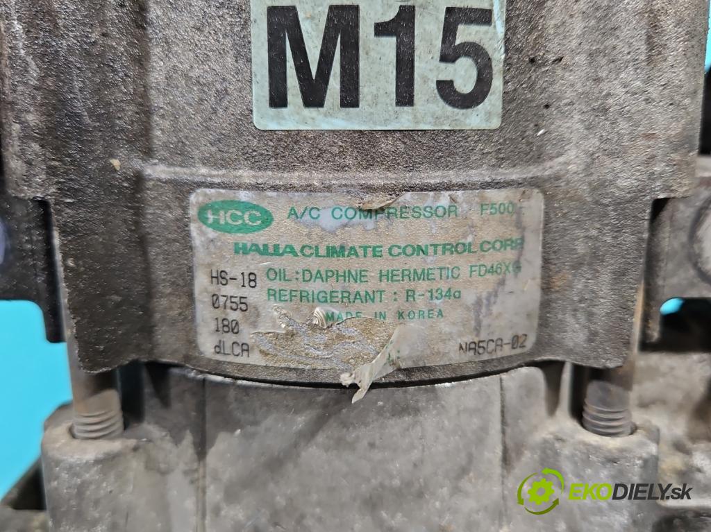 Hyundai Tucson I 2004-2009 2.0 CRDi 16v 140 HP manual 103 kW 1991 cm3 5- Kompresor: klimatizácie  (Kompresory klimatizácie)