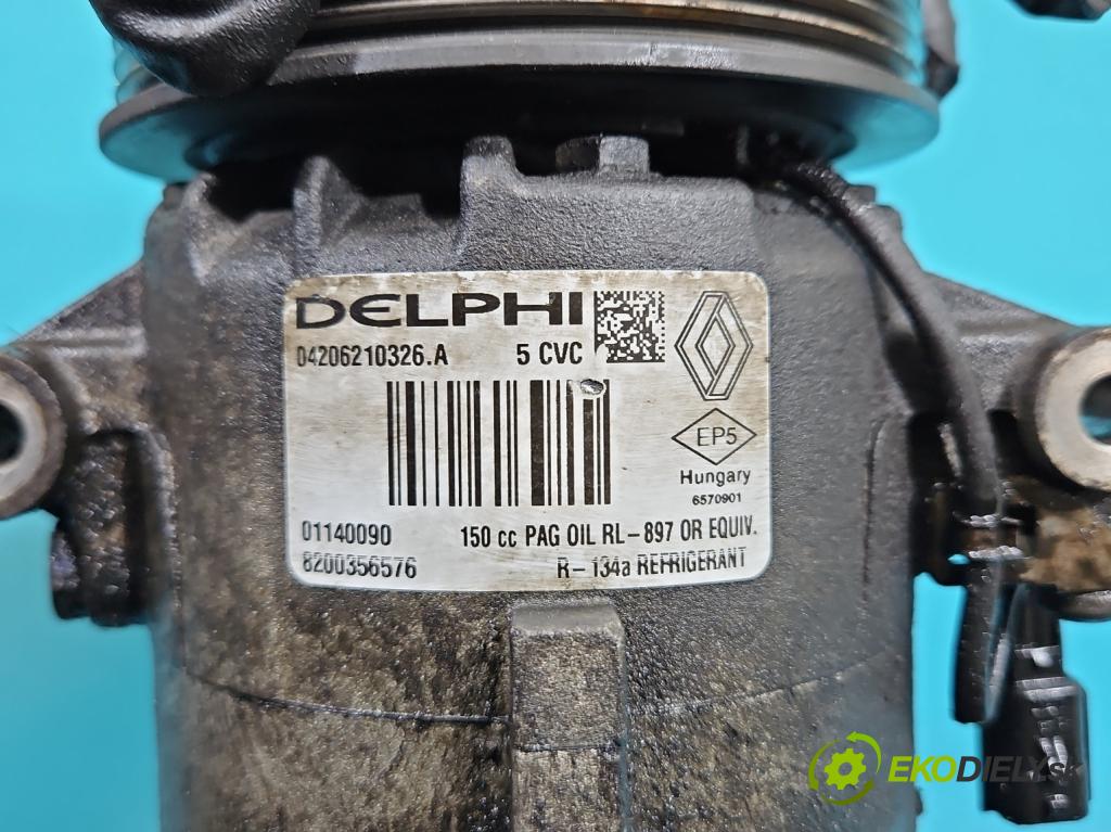 Renault Scenic II 2003-2009 2.0 dci 150 HP manual 110 kW 1995 cm3 5- Kompresor: klimatizácie 8200356576 (Kompresory klimatizácie)