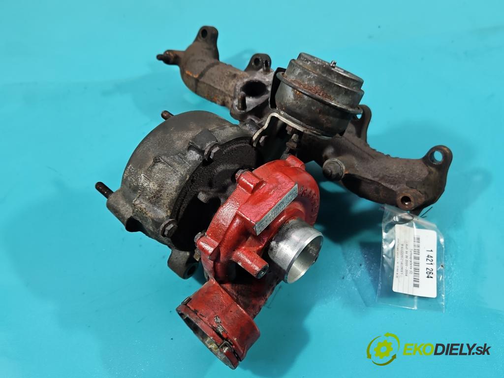 Audi A4 B6 2000-2004 1.9 TDi 131 hp manual 96 kW 1896 cm3 4- Turbodmychadlo 717858-5 (Turbodúchadla (kompletní))