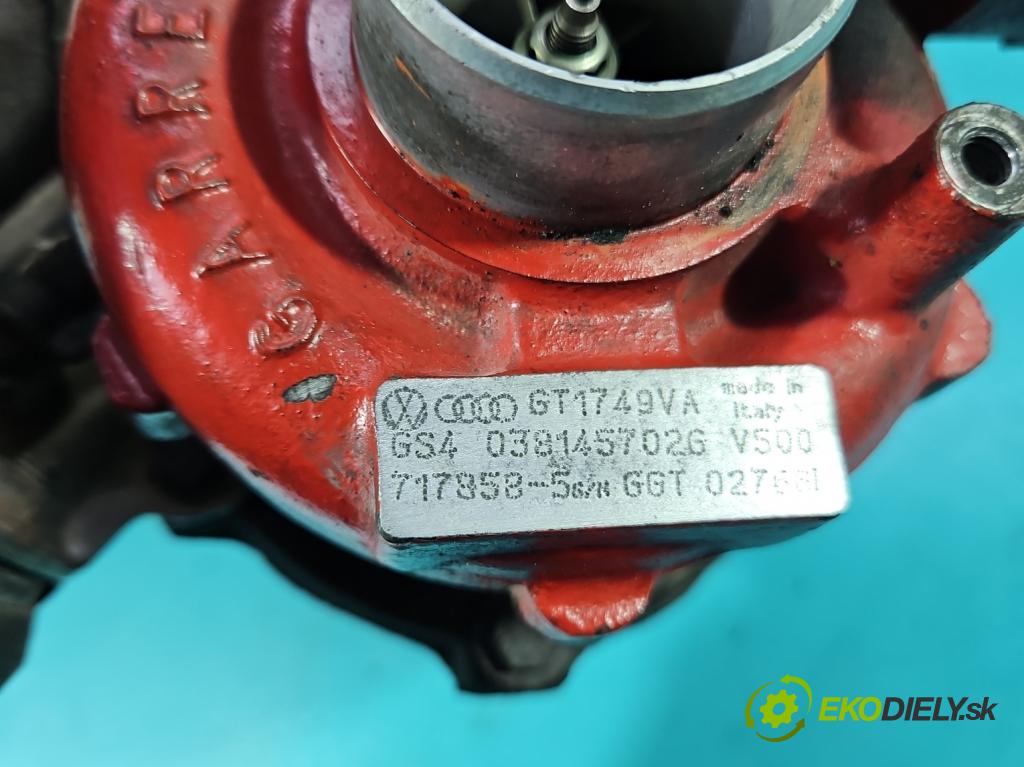 Audi A4 B6 2000-2004 1.9 TDi 131 hp manual 96 kW 1896 cm3 4- Turbodmychadlo 717858-5 (Turbodúchadla (kompletní))