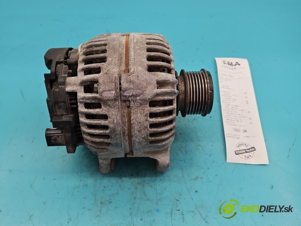 Skoda Octavia II 2004-2013 1.6 tdi 105 HP manual 77 kW 1598 cm3 5- Alternator 0124525187 (Alternátory)