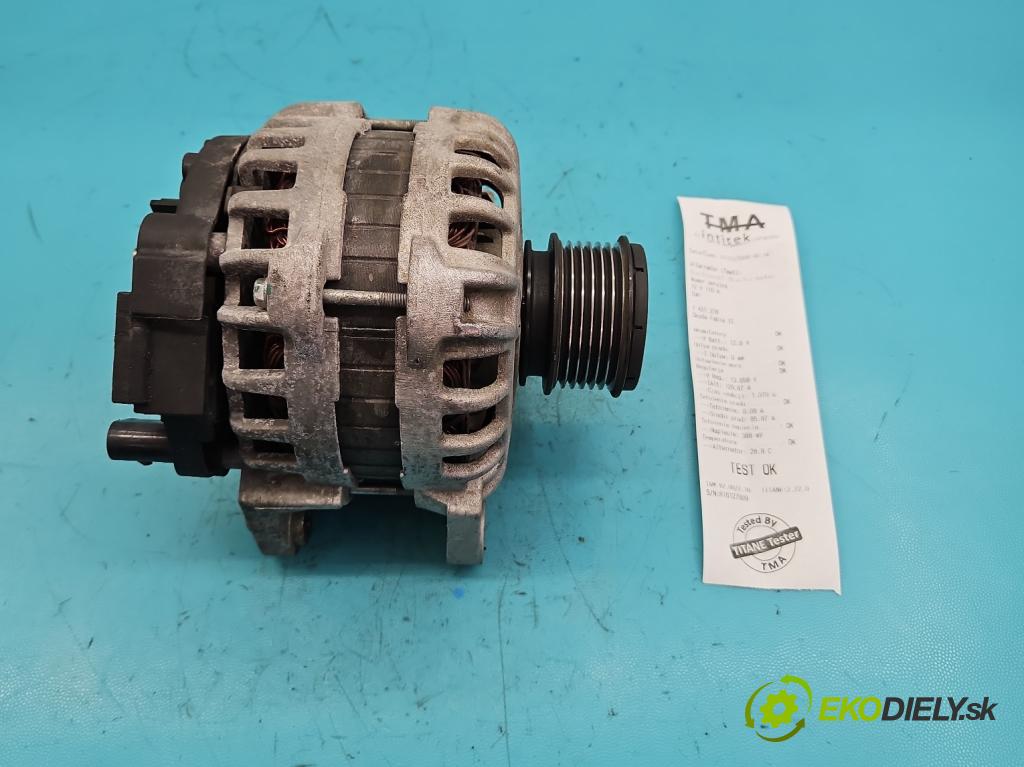 Skoda Fabia II 2007-2014 1.6 tdi 75 HP manual 55 kW 1598 cm3 5- Alternator 97402160 (Alternátory)