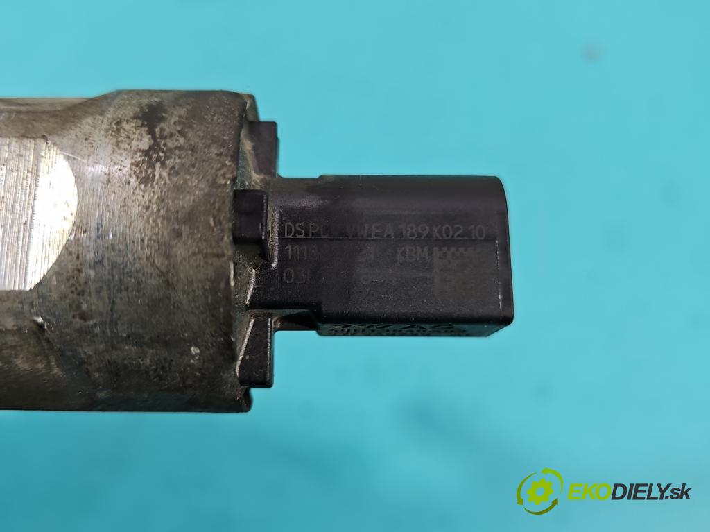 Skoda Fabia II 2007-2014 1.6 tdi 75 HP manual 55 kW 1598 cm3 5- lišta vstrekovacia 03L130764A (Vstrekovacie lišty)