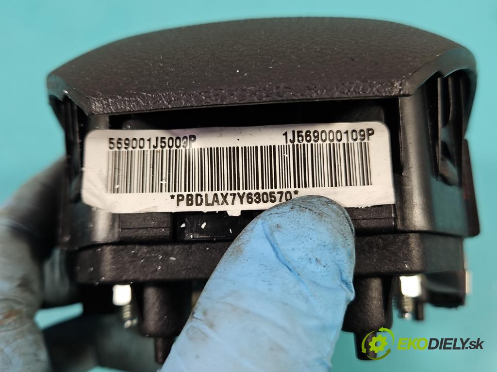 Hyundai I20 I 2008-2014 1.2 16v 78 HP manual 57,2 kW 1248 cm3 5- airbag vzduch: Řidiči: 1J569000109P (Airbagy)
