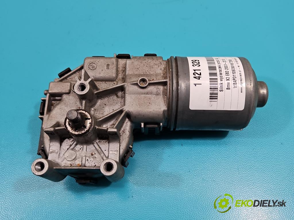 Bmw X3 E83 2003-2010 2.0d 150 hp manual 110 kW 1995 cm3 5- motor stěračů přední 6914577