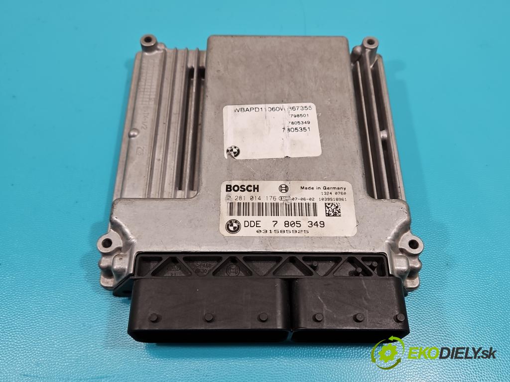 Bmw X3 E83 2003-2010 2.0d 150 HP manual 110 kW 1995 cm3 5- riadiaca jednotka motora 0281014176