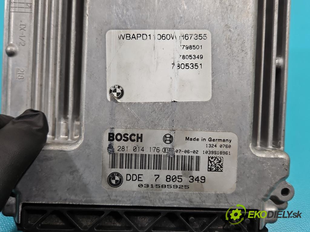 Bmw X3 E83 2003-2010 2.0d 150 HP manual 110 kW 1995 cm3 5- riadiaca jednotka motora 0281014176