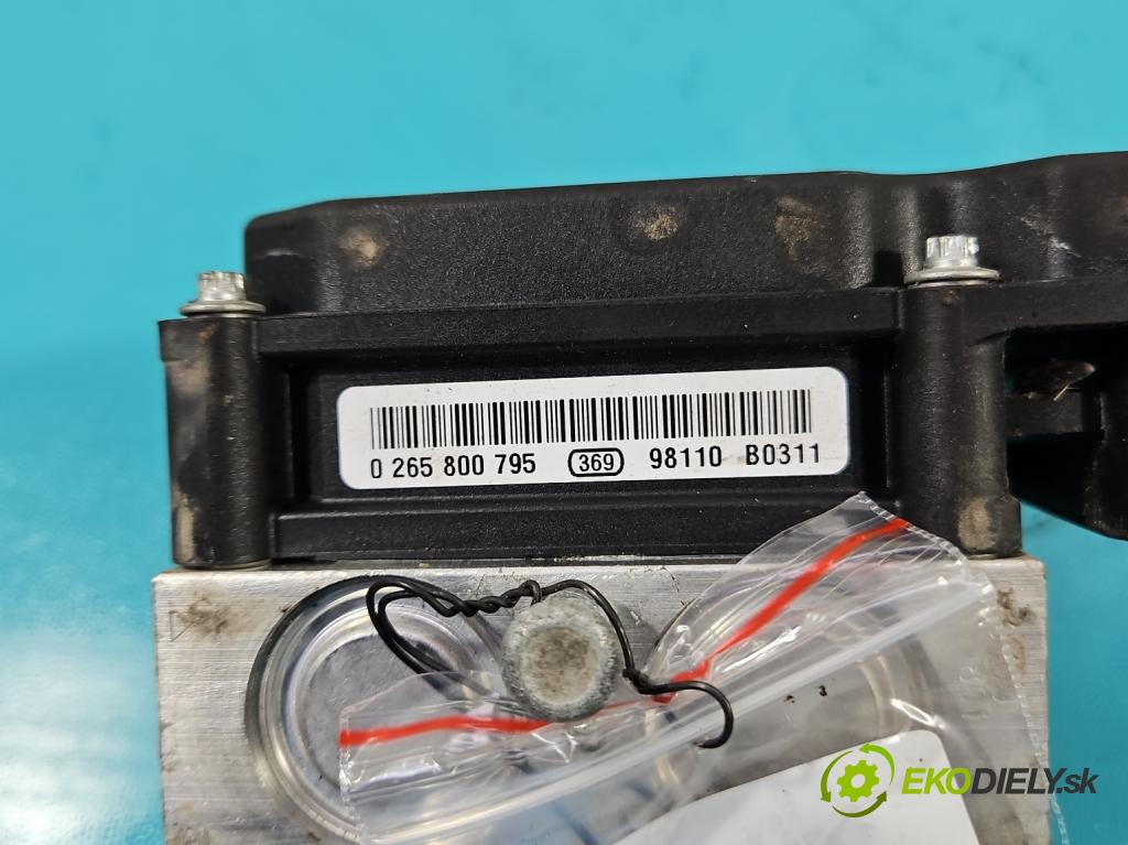 Hyundai I20 I 2008-2014 1.2 16v 78 HP manual 57,2 kW 1248 cm3 5- čerpadlo abs 0265237019 (Pumpy ABS)