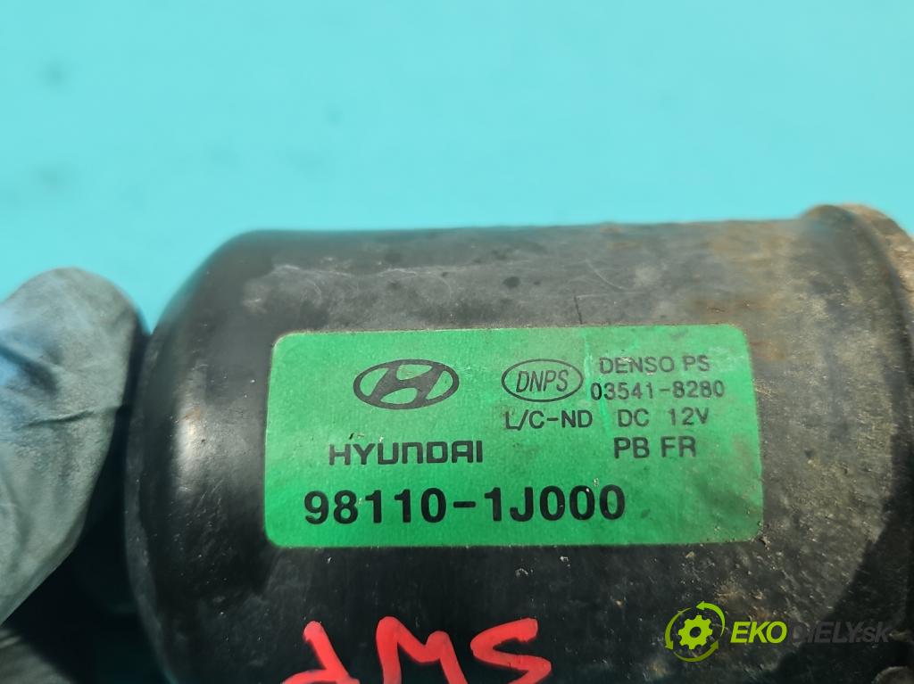 Hyundai I20 I 2008-2014 1.2 16v 78 hp manual 57,2 kW 1248 cm3 5- motor stěračů přední 98110-1J000