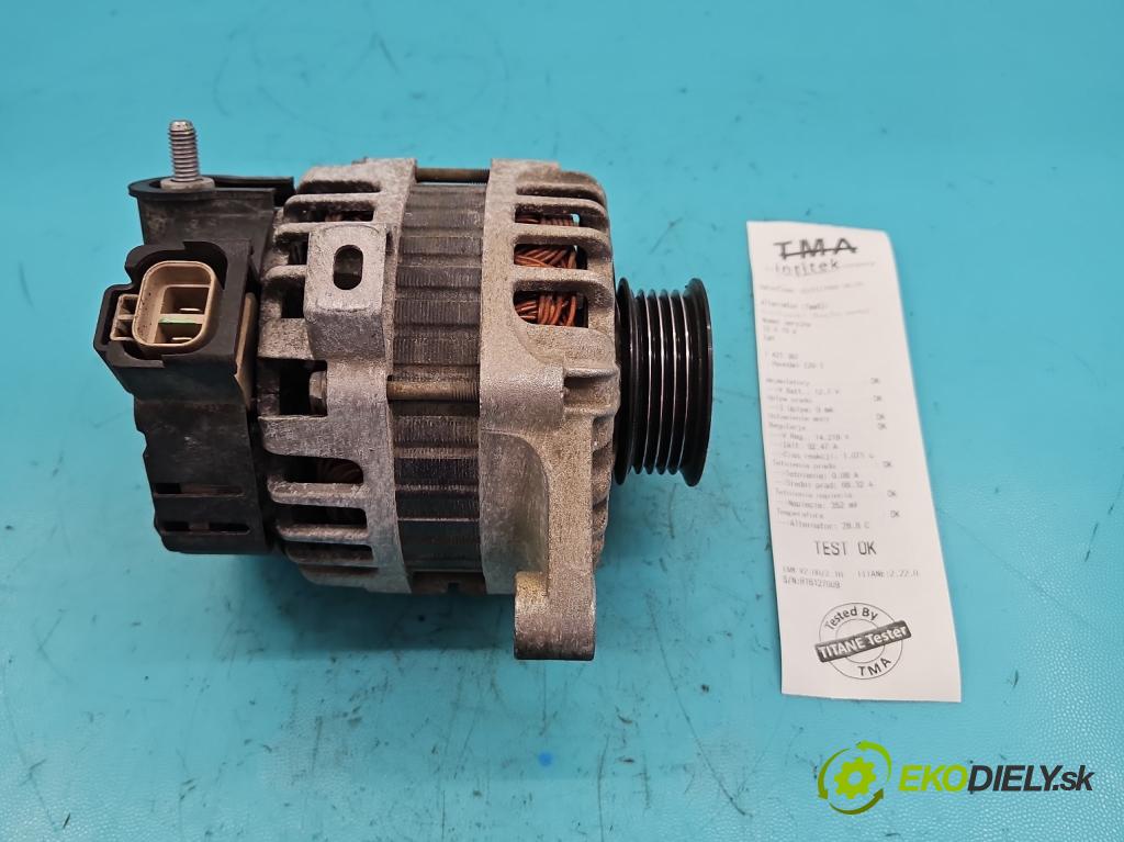 Hyundai I20 I 2008-2014 1.2 16v 78 HP manual 57,2 kW 1248 cm3 5- Alternator 37300-03100 (Alternátory)