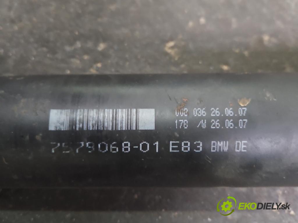 Bmw X3 E83 2003-2010 2.0d 150 HP manual 110 kW 1995 cm3 5- Hřídel: zadné 7579068-01 (Kardaňový hriadeľ)
