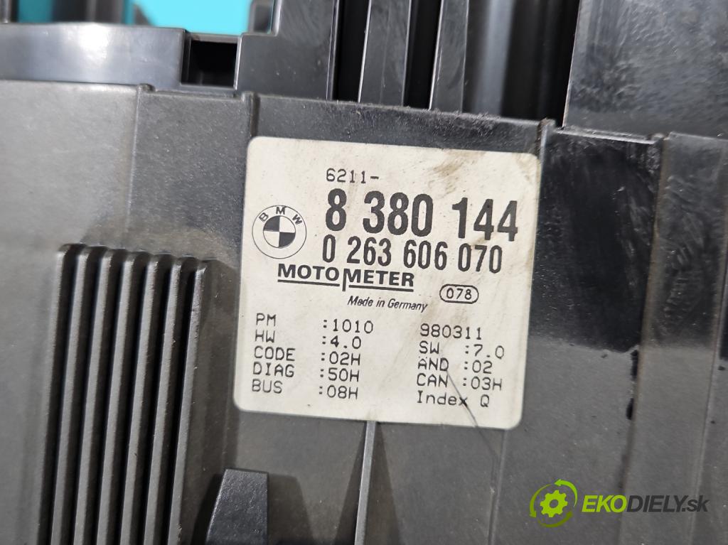 Bmw 3 E46 1998-2007 1.9 118 HP manual 87 kW 1895 cm3 4- prístrojovka/ budíky 8380144 (Prístrojové dosky, displeje)