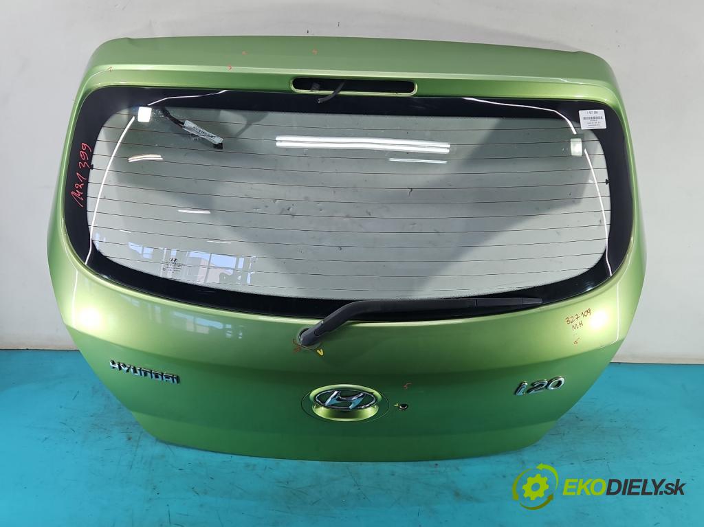 Hyundai I20 I 2008-2014 1.2 16v 78 hp manual 57,2 kW 1248 cm3 5- zadní kufrové dveře (Zadní kapoty)