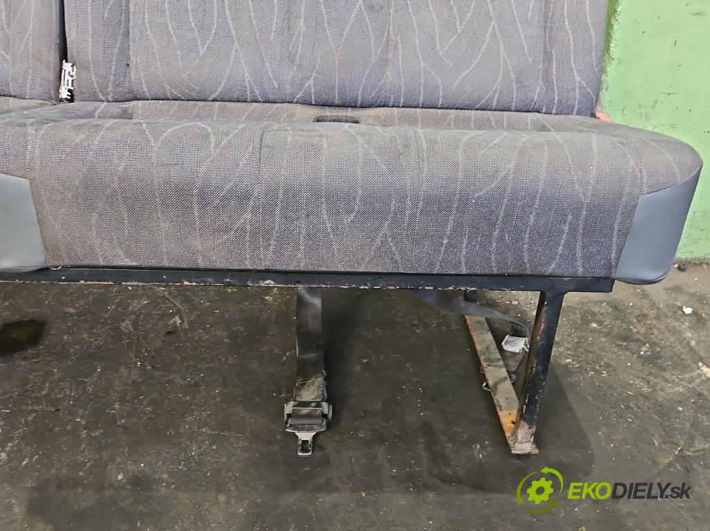 Peugeot Boxer II 2006-2018 2.2 hdi 120 HP manual 88 kW 2198 cm3 5- Pohovka: zadné  (Sedačky, sedadlá)