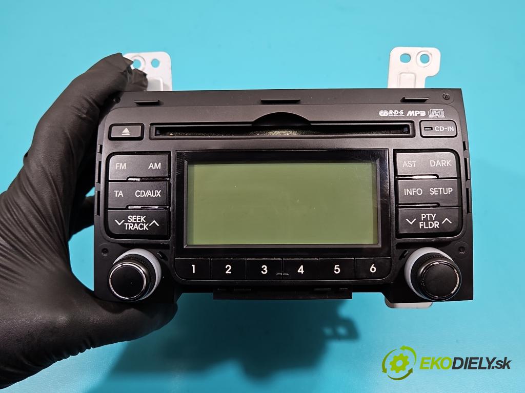 Hyundai I30 I 2007-2012 1.4 16v (G4FA) 109 HP manual 80,2 kW 1396 cm3 5- Radio originál 96160-2L200