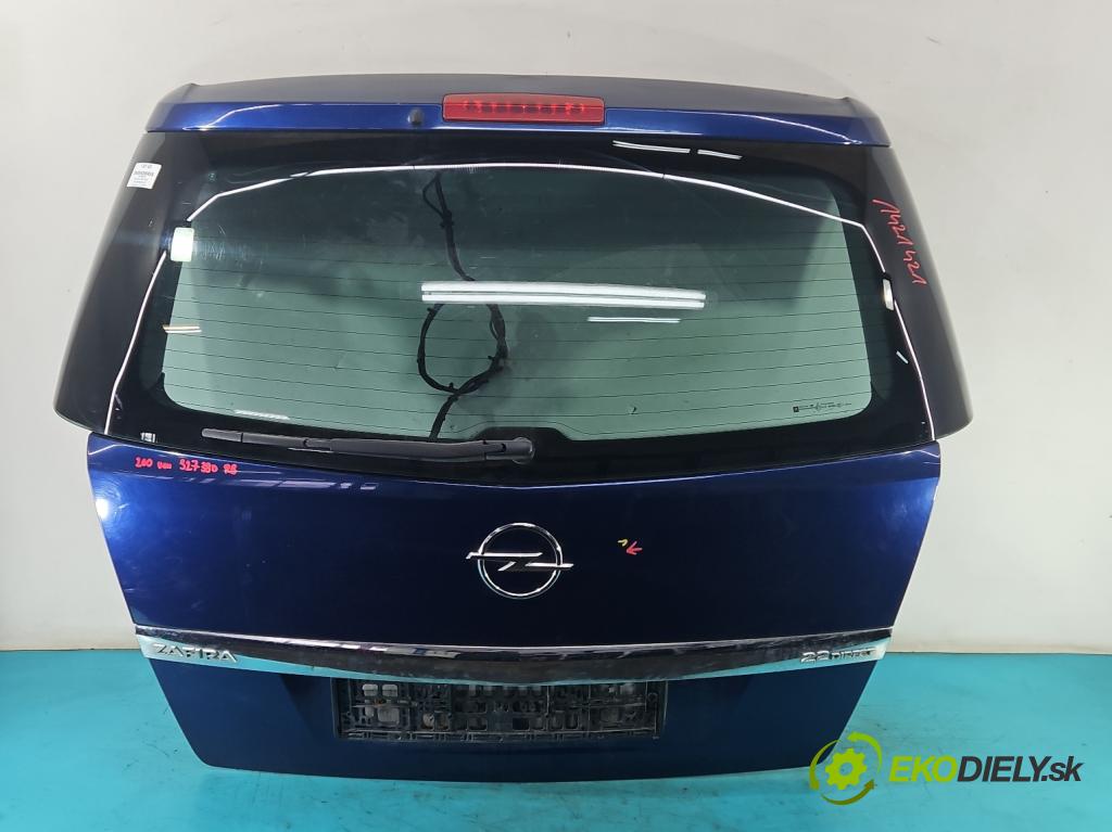 Opel Zafira B 2005-2014 2.2 16V 150 hp manual 110 kW 2198 cm3 5- zadní kufrové dveře  (Zadní kapoty)
