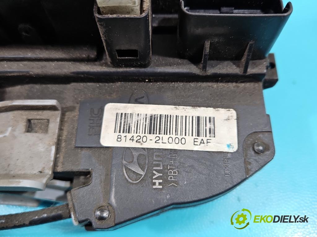 Hyundai I30 I 2007-2012 1.4 16v (G4FA) 109 hp manual 80,2 kW 1396 cm3 5- zámek zadní pravý 81420-2L000