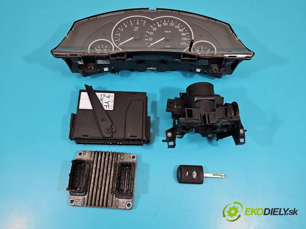 Opel Meriva A 2002-2010 1.6 16v 101 HP manual 74 kW 1598 cm3 5- riadiaca jednotka motora 12242000