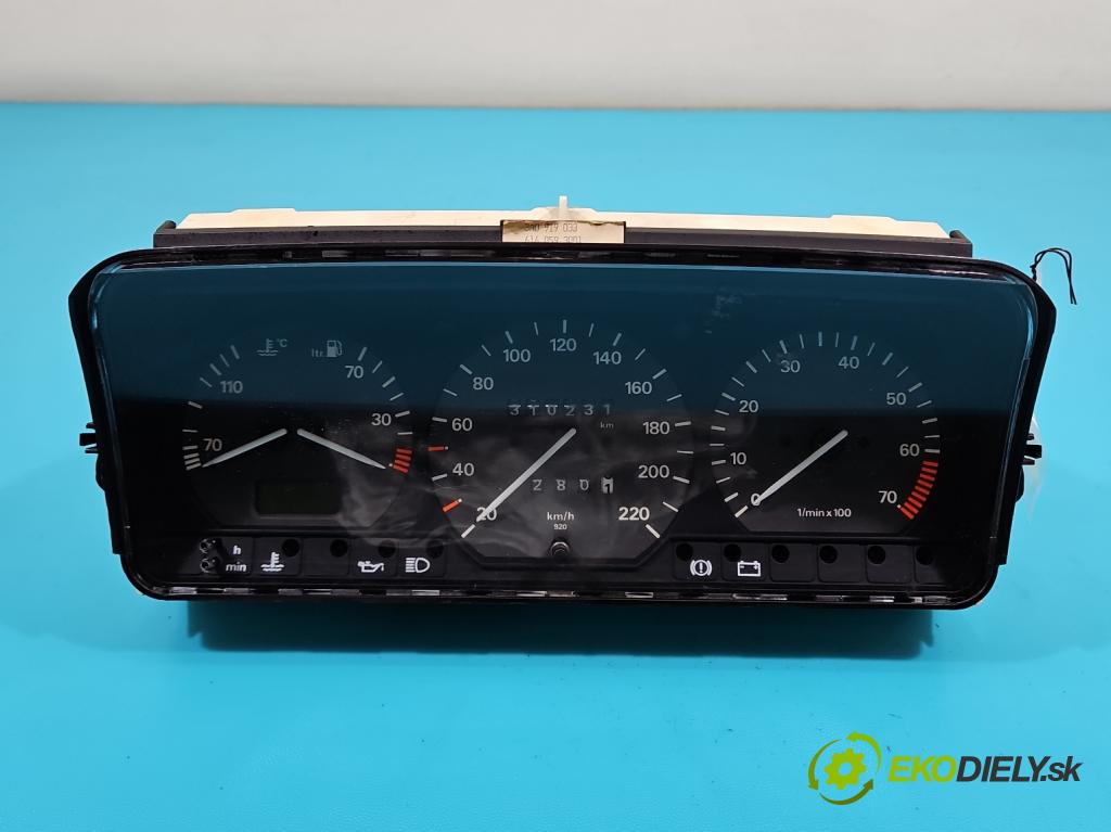 Vw Passat B4 1993-1997 1.6 8V 101 HP manual 74 kW 1595 cm3 5- prístrojovka/ budíky 3A0919033 (Prístrojové dosky, displeje)