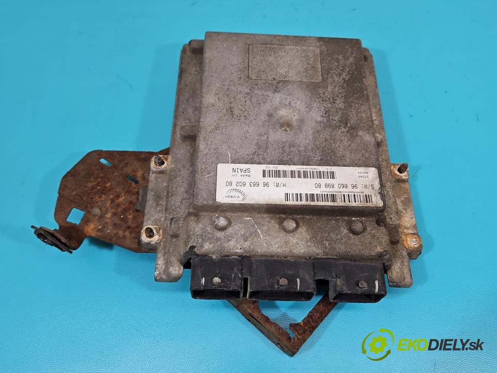 Peugeot Boxer II 2006-2018 2.2 hdi 120 HP manual 88 kW 2198 cm3 5- riadiaca jednotka motora 9666089880