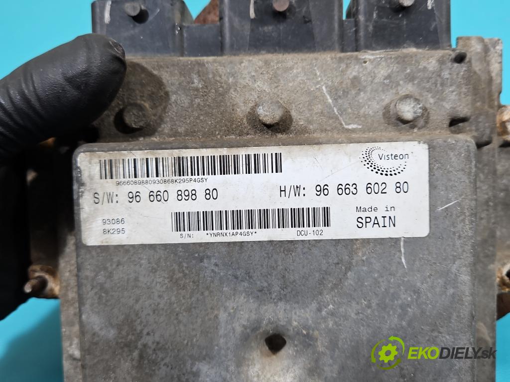Peugeot Boxer II 2006-2018 2.2 hdi 120 HP manual 88 kW 2198 cm3 5- riadiaca jednotka motora 9666089880