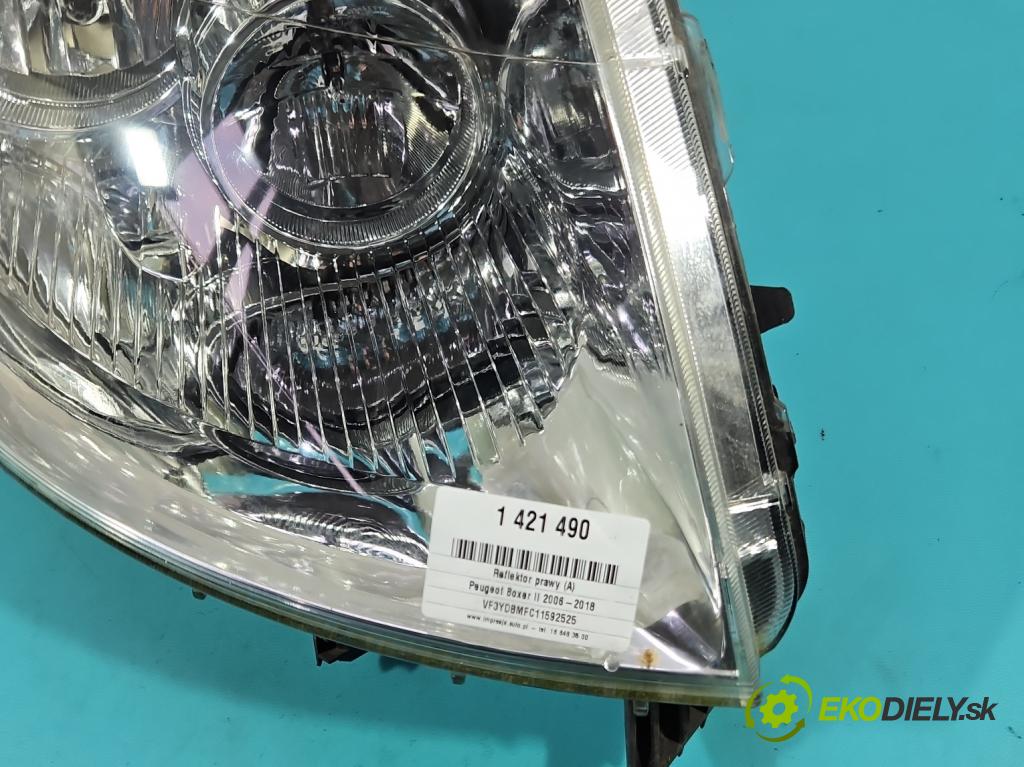 Peugeot Boxer II 2006-2018 2.2 hdi 120 HP manual 88 kW 2198 cm3 5- Reflektor: pravý (Pravé)