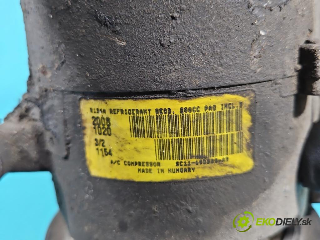 Peugeot Boxer II 2006-2018 2.2 hdi 120 HP manual 88 kW 2198 cm3 5- Kompresor: klimatizácie SC11-19D629-AD (Kompresory klimatizácie)