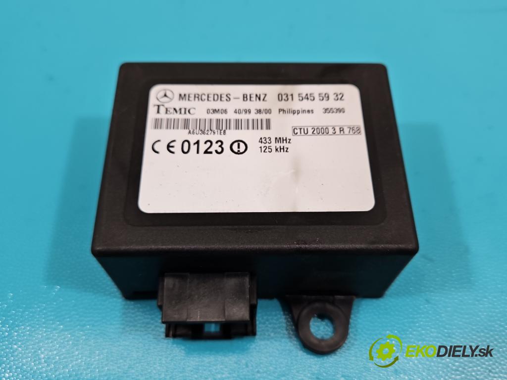 Mercedes Sprinter I 1995-2006 2,2.0 CDI 129 HP manual 95 kW 2148 cm3 5- riadiaca jednotka motora A6111530491