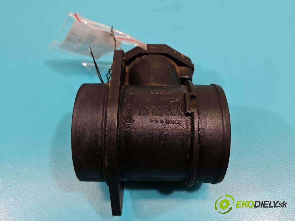 Vw Passat B4 1993-1997 1.6 8V 101 HP manual 74 kW 1595 cm3 5- průtokoměr: 0280217103 (Váhy vzduchu)