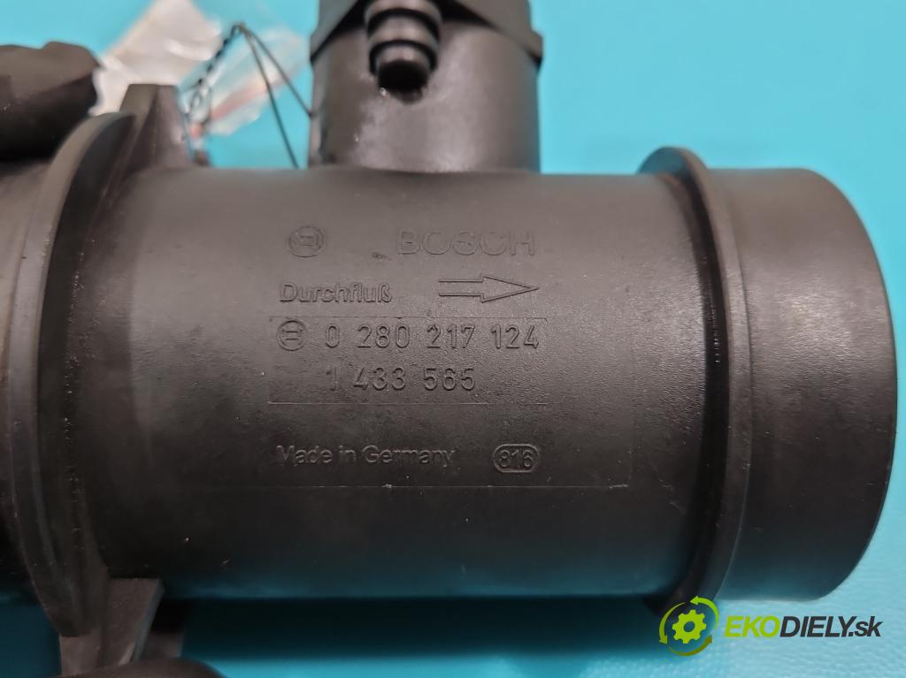 Bmw 3 E46 1998-2007 1.9 118 HP manual 87 kW 1895 cm3 4- průtokoměr: 0280217124 (Váhy vzduchu)