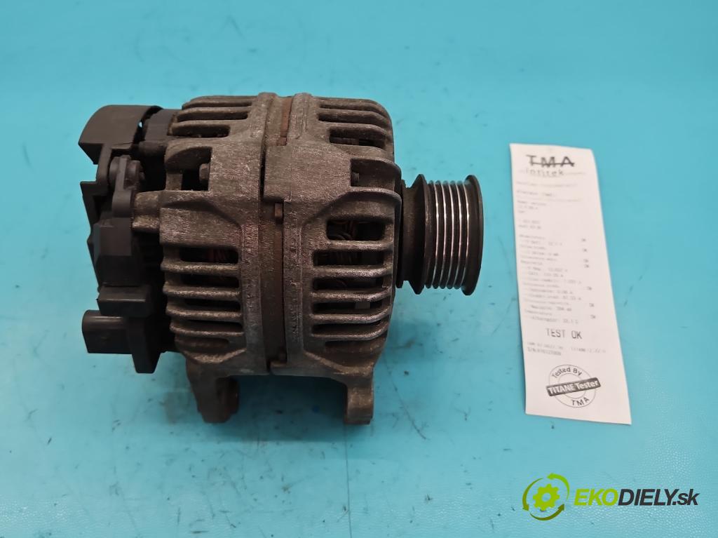 Audi A3 8L 1996-2003 1.6 8v SR 101 HP manual 74 kW 1595 cm3 3- Alternator 028903028D (Alternátory)