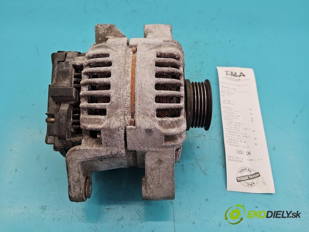 Opel Meriva A 2002-2010 1.6 16v 101 HP manual 74 kW 1598 cm3 5- Alternator 0124425009 (Alternátory)
