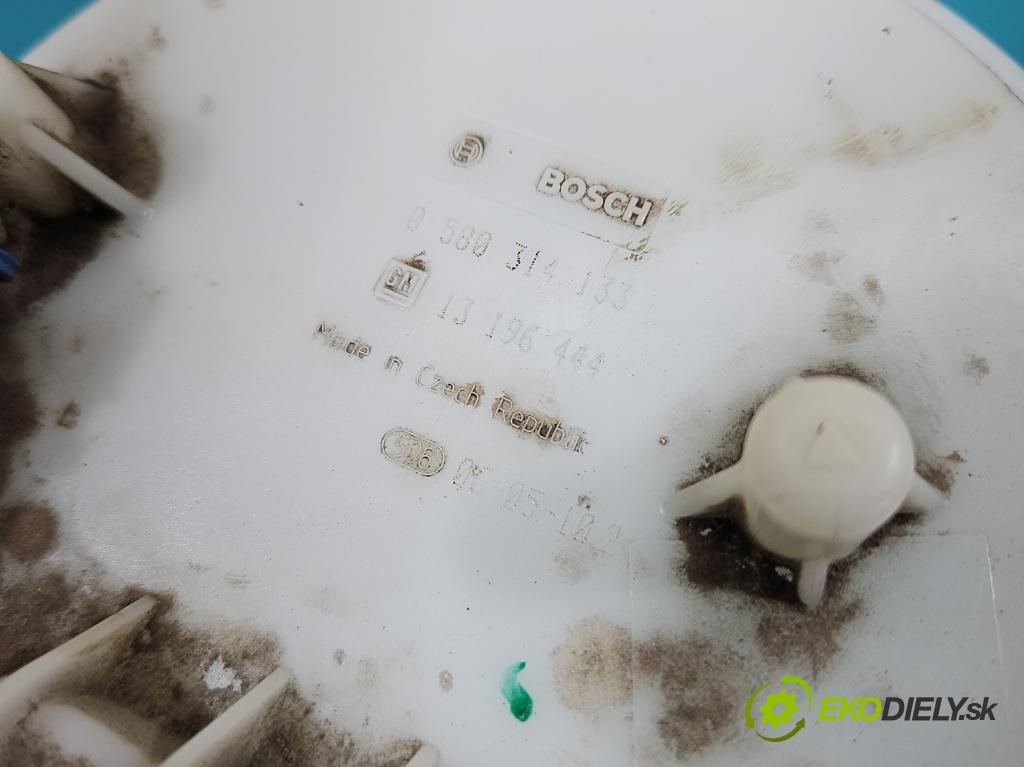 Opel Meriva A 2002-2010 1.8 16V 125 hp manual 92 kW 1796 cm3 5- čerpadlo paliva 0580314133