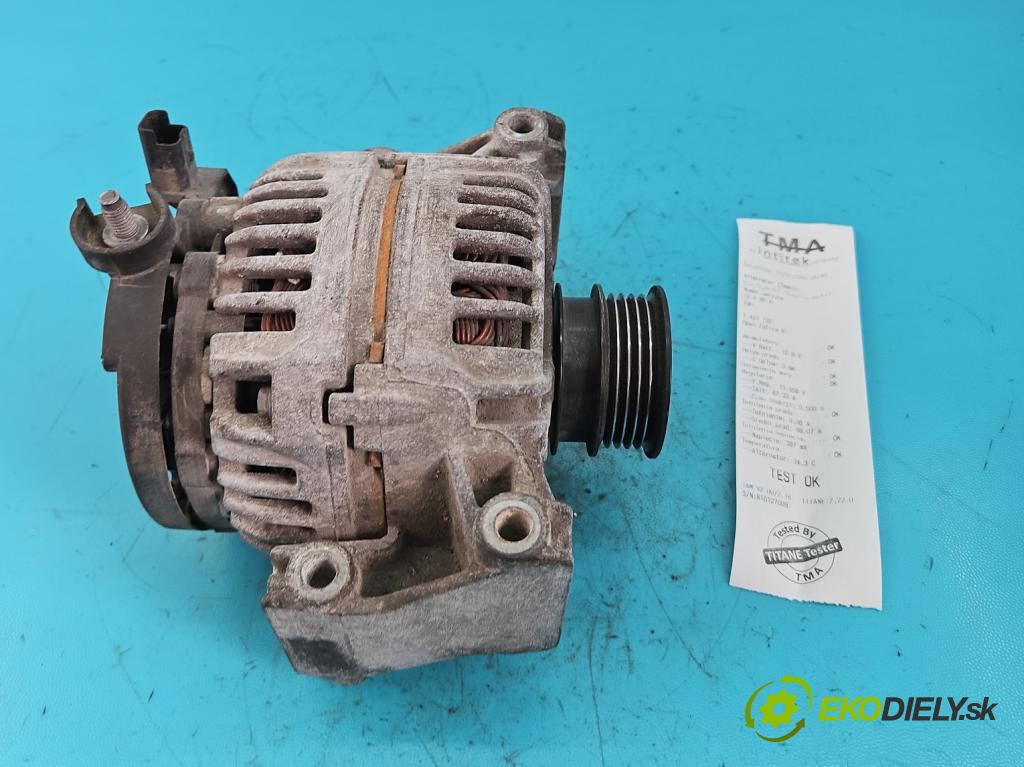 Opel Zafira B 2005-2014 2.2 16V 150 HP manual 110 kW 2198 cm3 5- Alternator 0124425023 (Alternátory)