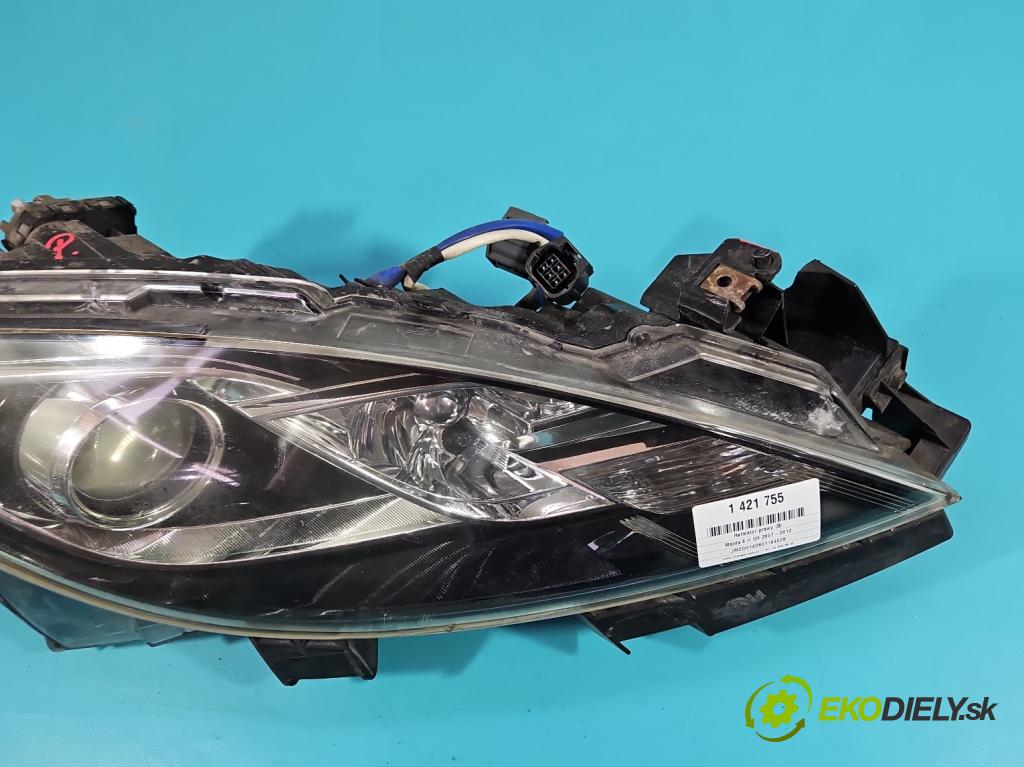 Mazda 6 II GH 2007-2012 2.0 CITD 140 HP manual 103 kW 1998 cm3 5- Reflektor: pravý  (Pravé)